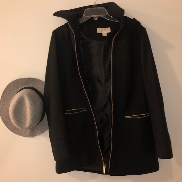 Michael Kors Pea coat w/ detachable hood - Picture 2 of 3